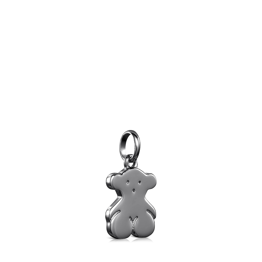 Colgante de plata dark silver motivo oso Sweet Dolls image number 1