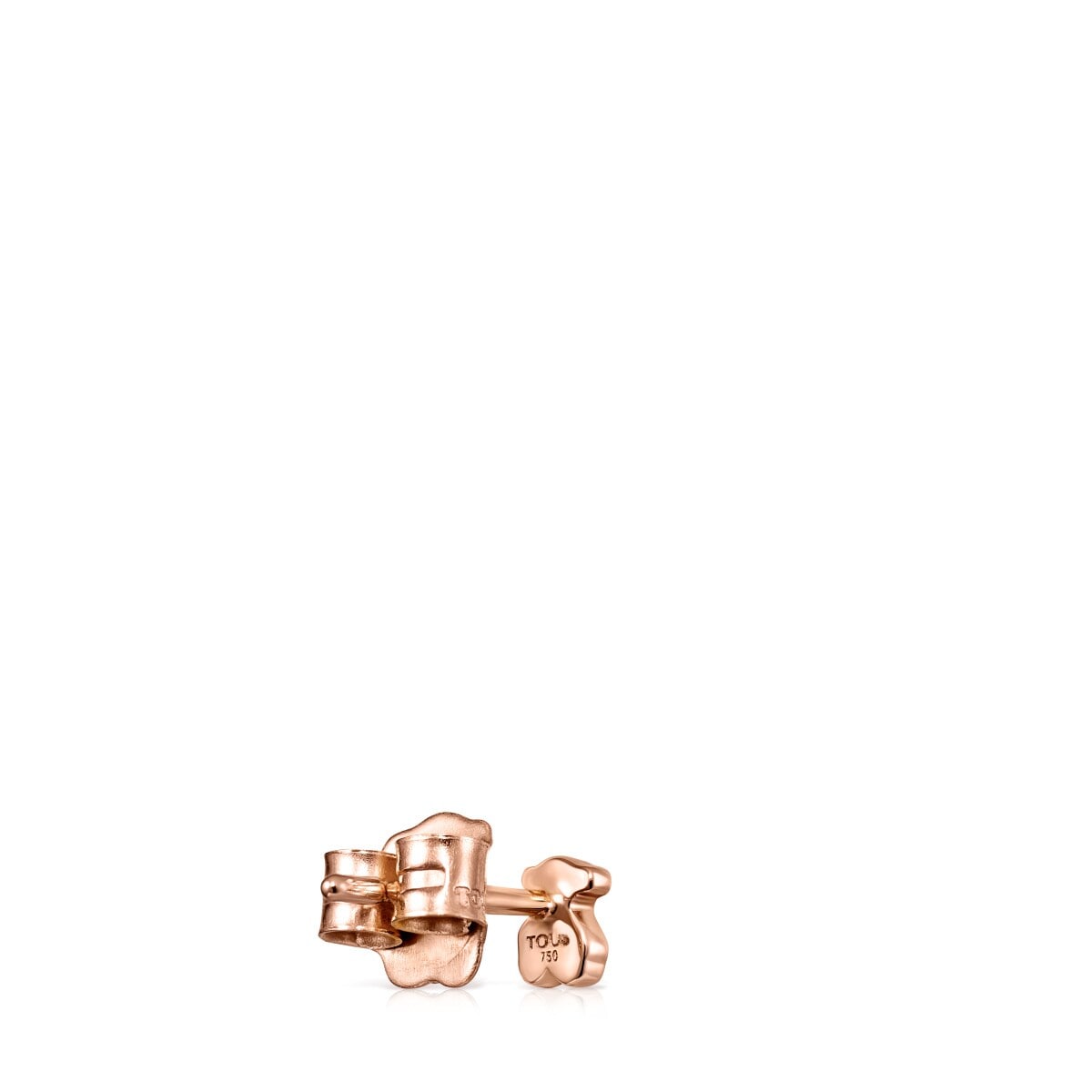 Rose Gold Les Classiques bear Earring with Diamonds