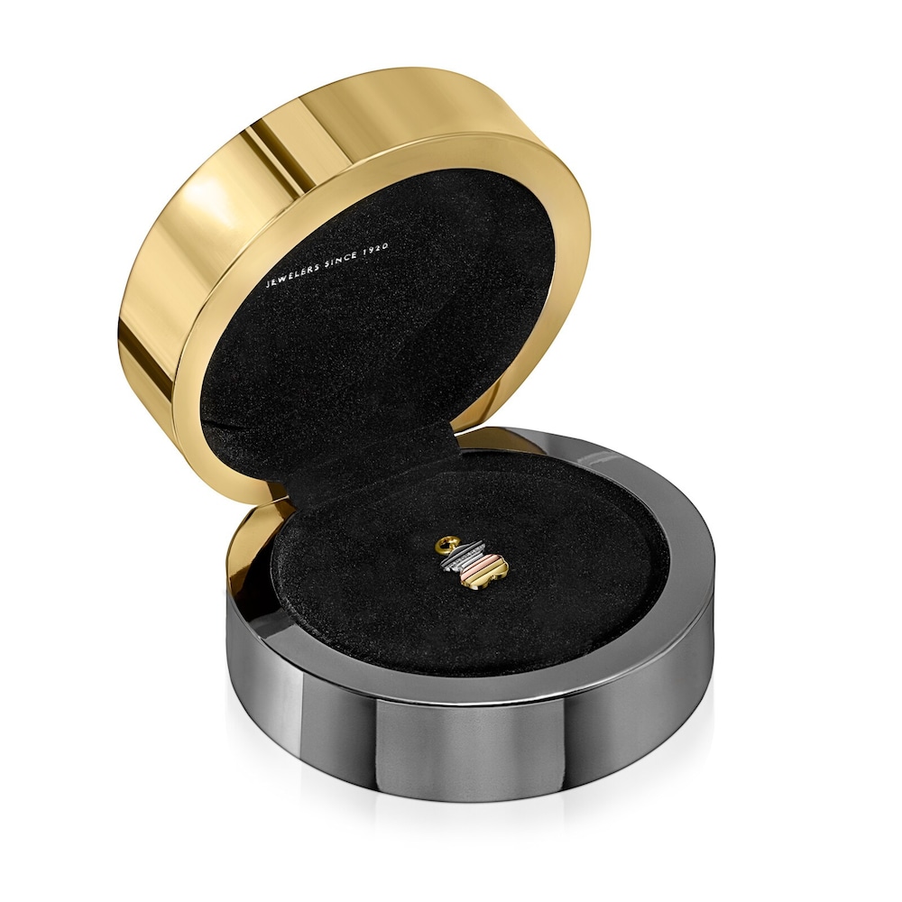 Small Swing Pendant in 18K Solid Gold and Diamonds - Limited Edition