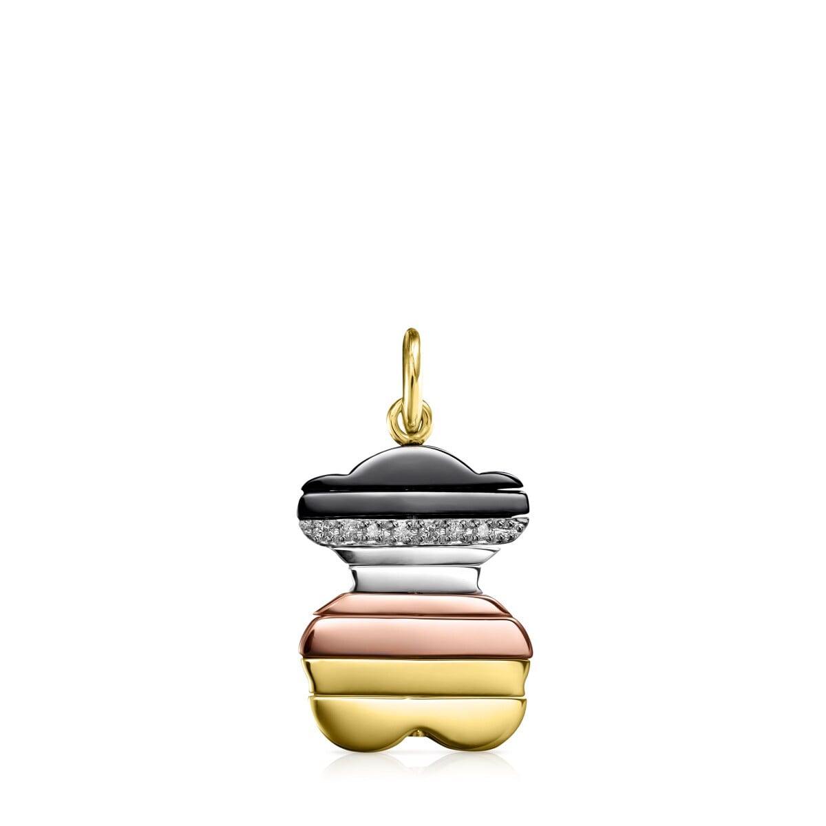 Large Swing Pendant in Gold and Diamonds - Limited Edition