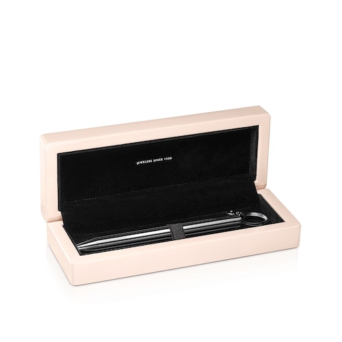 Stylo Hold en Acier IP noir