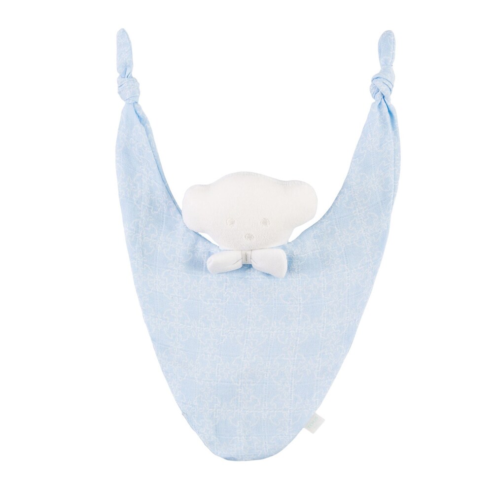 Set de muselina y dou-dou Mossaic Azul Celeste