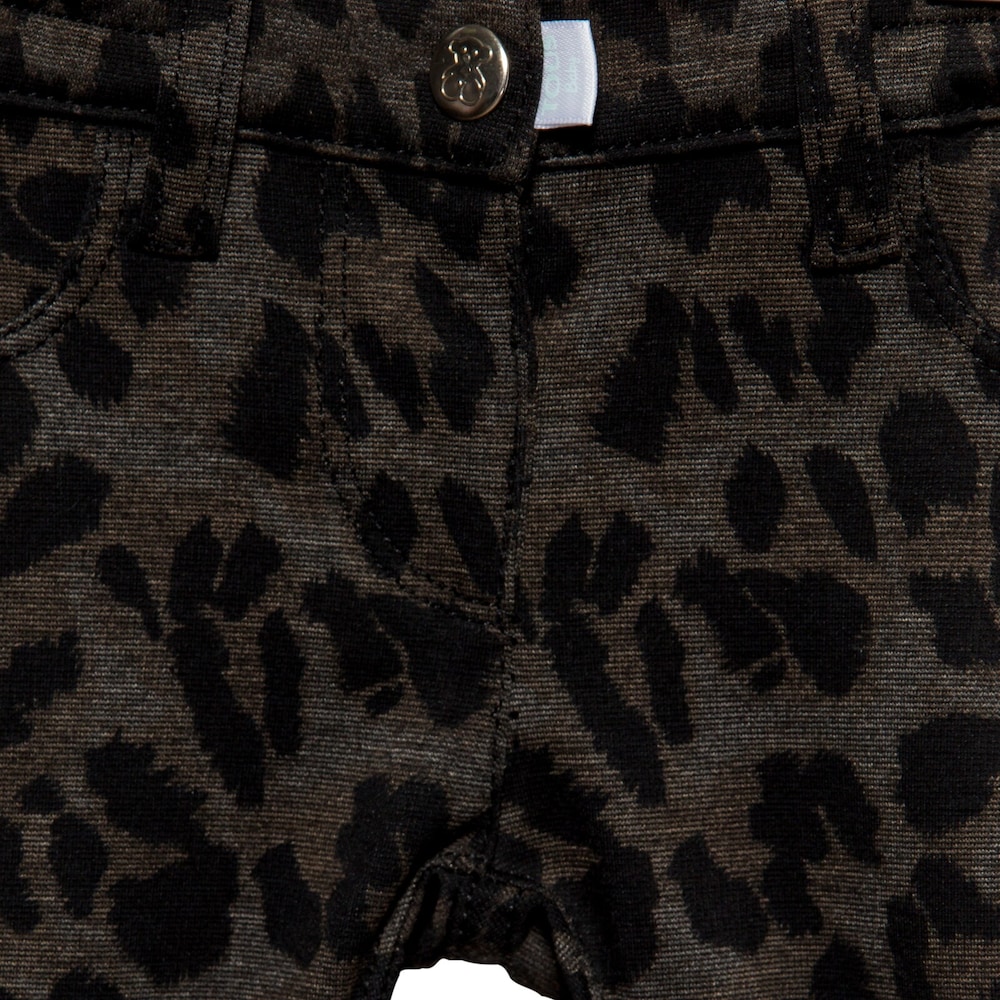 Cal&ccedil;as justas Animal Print Pant Preto