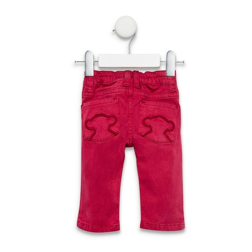 Calças tingidas Pant Vermelho