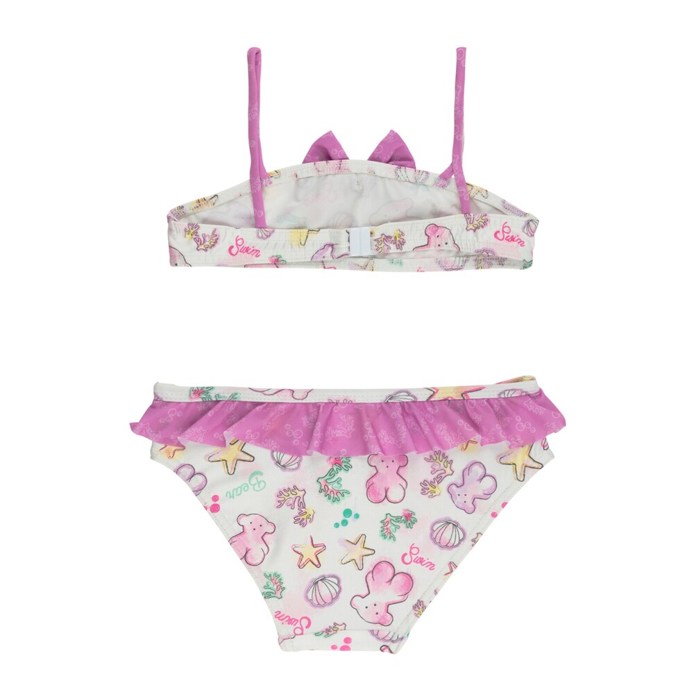 Bikini con lazo y volante Acua Rosa