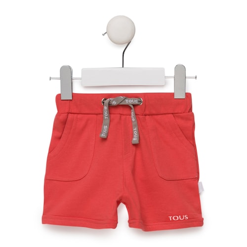 Bermudas desportivas Casual Coral image number 0