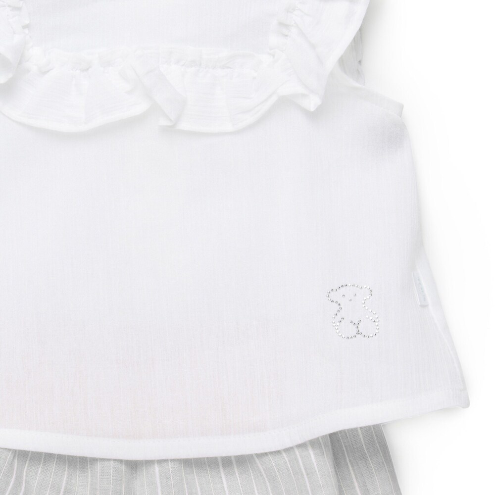 Conjunto blusa y short Classic Gris