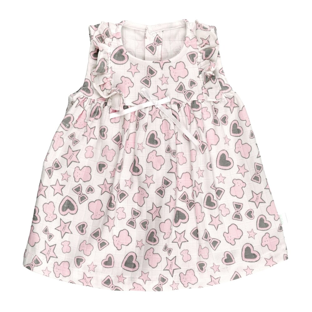 Vestido Muselina Emotive Rosa