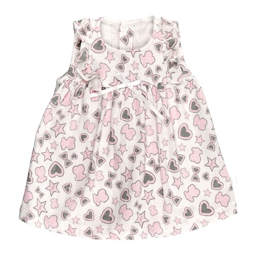 Vestido Muselina Emotive Rosa