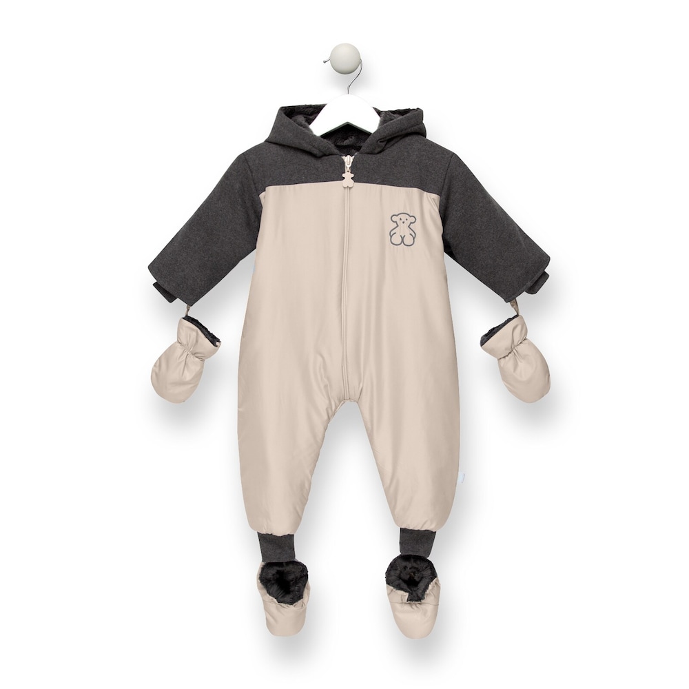 Buzo con capucha New Tec Beige