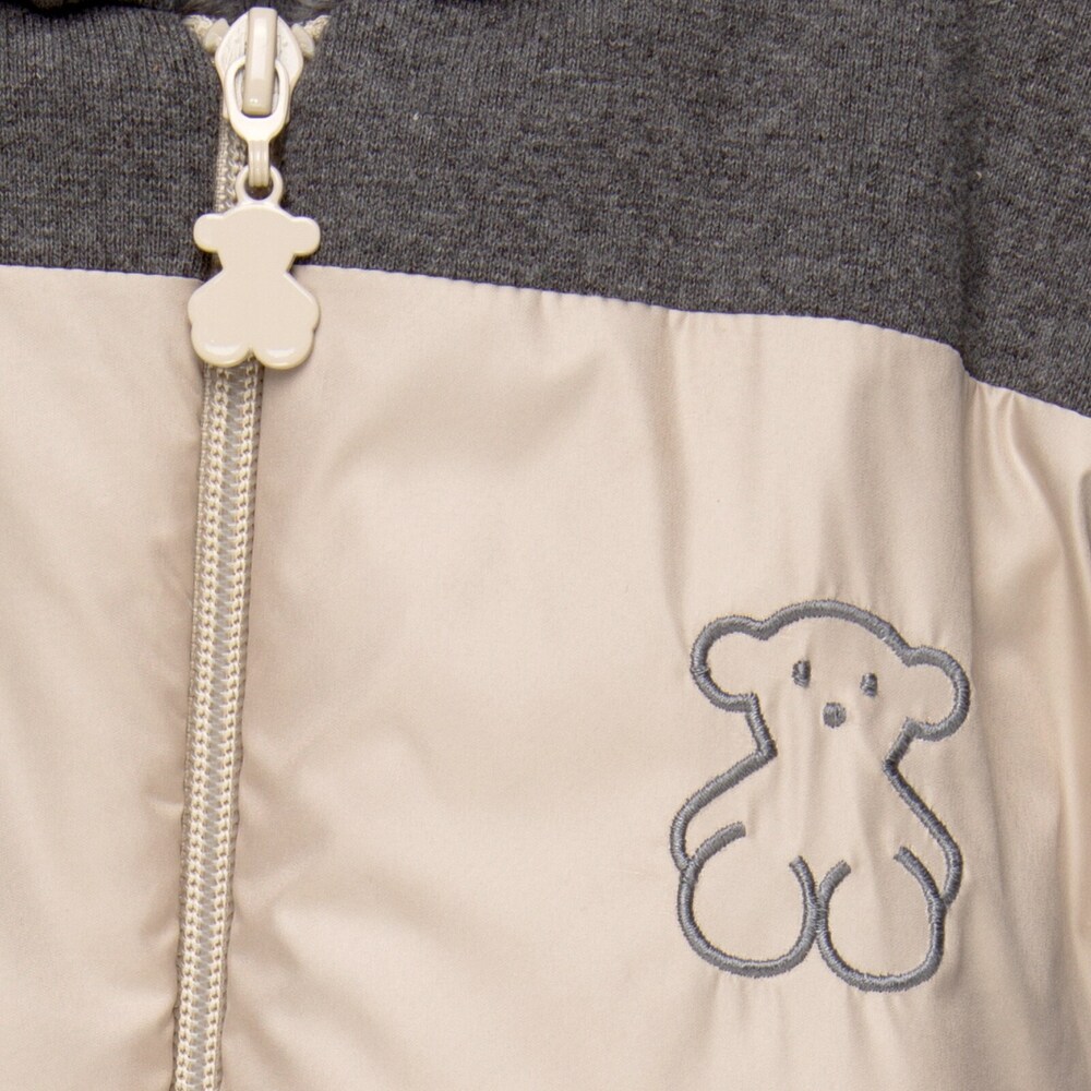 Buzo con capucha New Tec Beige