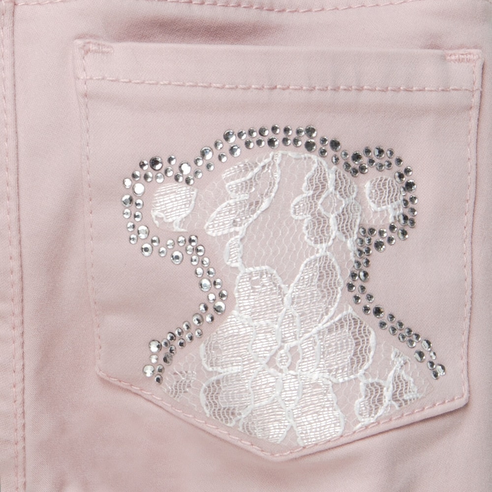 Cal&ccedil;as apertadas menina Pant cor-de-rosa