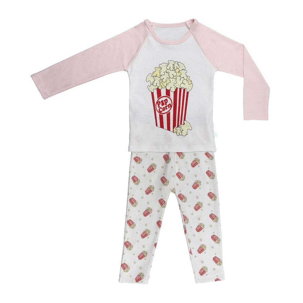 Pijama Party Pop Corn cor-de-rosa