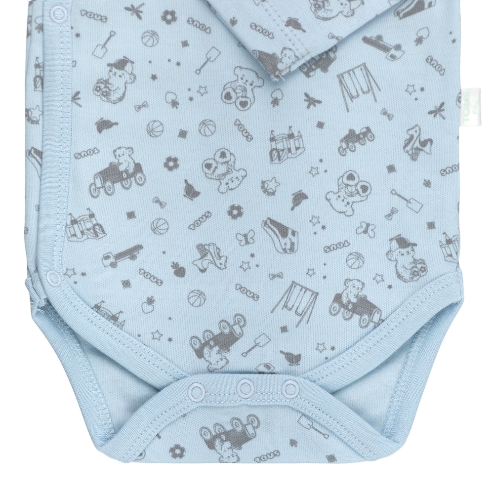 Conjunto de bodies Playground Boy azul celeste