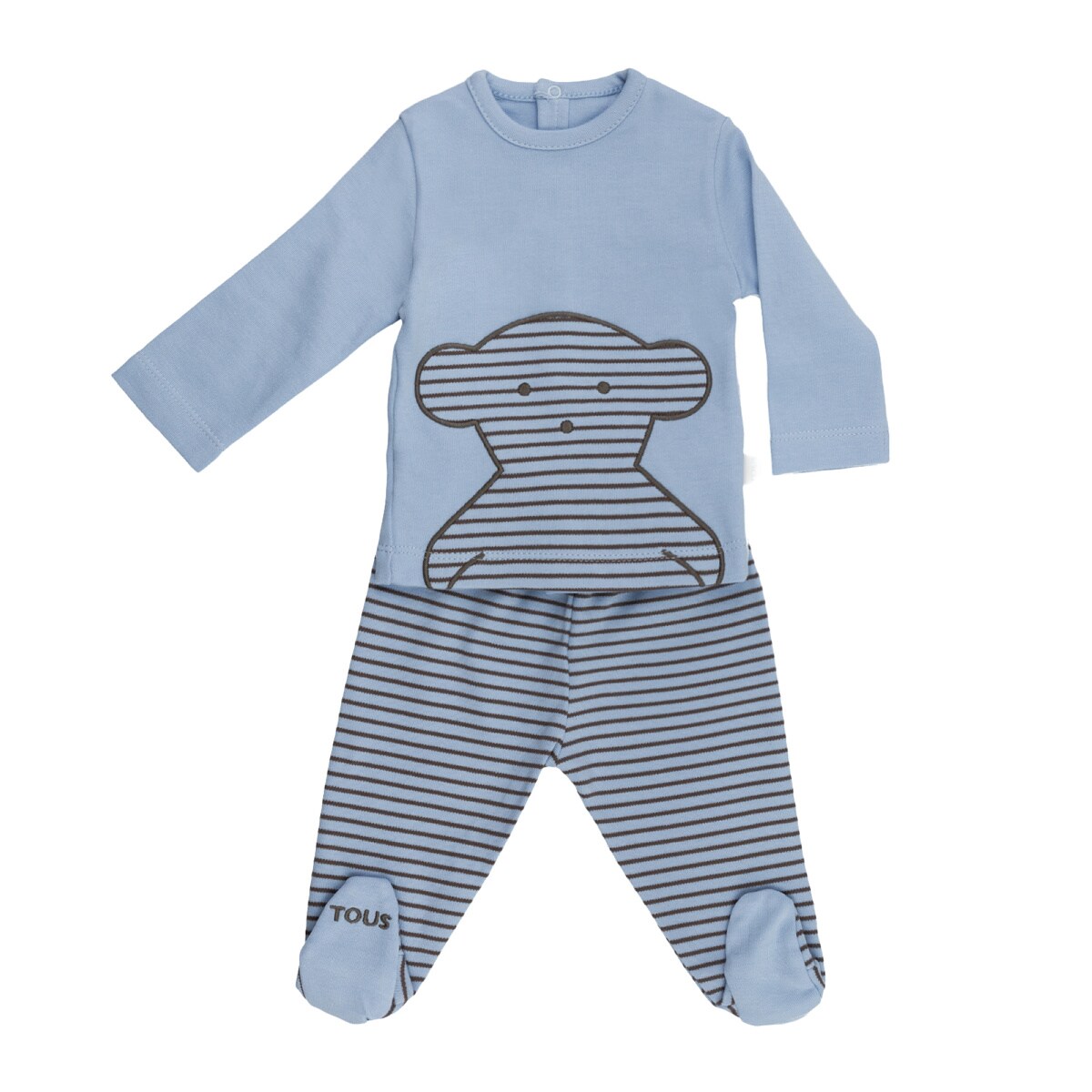 Conjunto "De Clínica" Risc Azul Celeste - Único