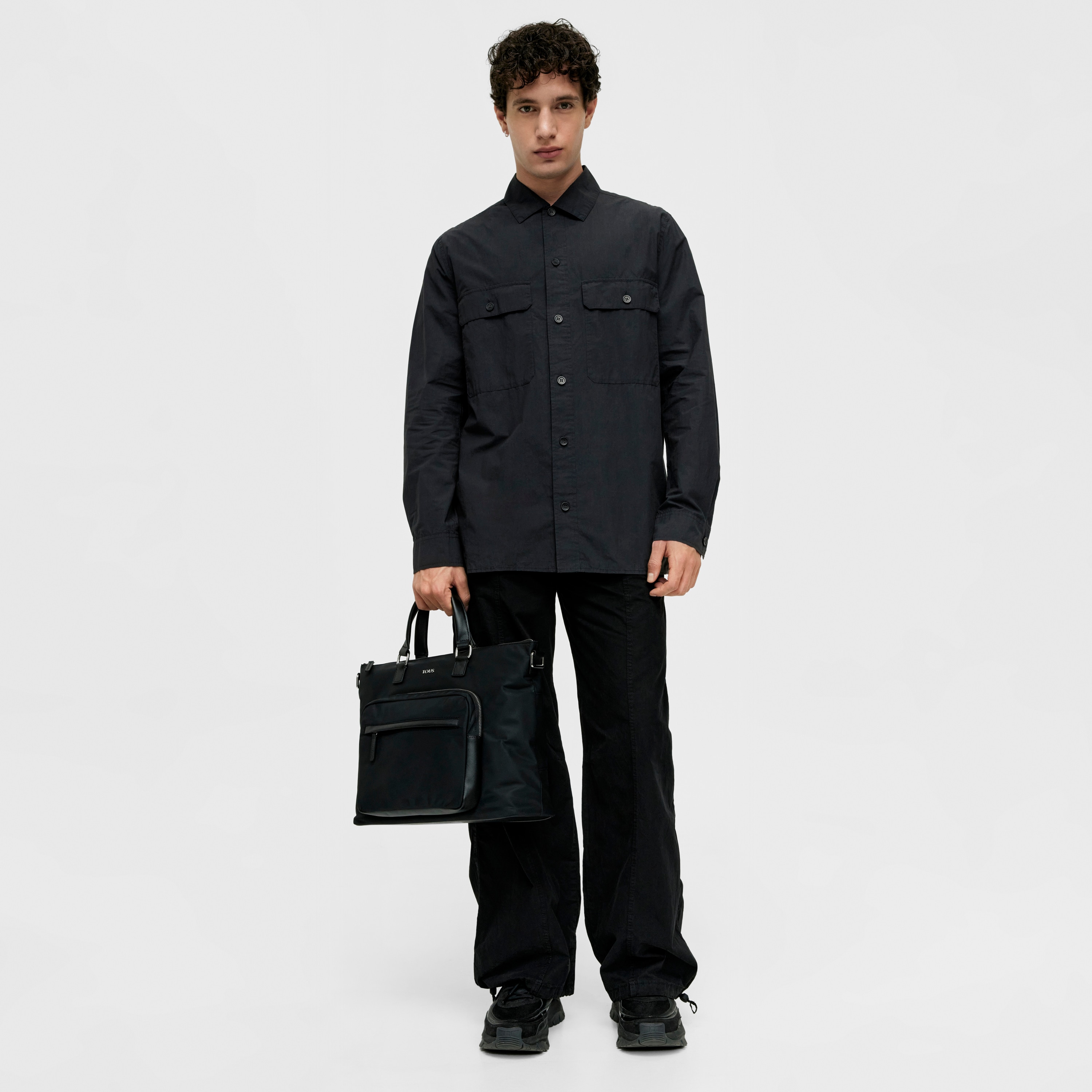 Black Nylon New Berlin Briefcase