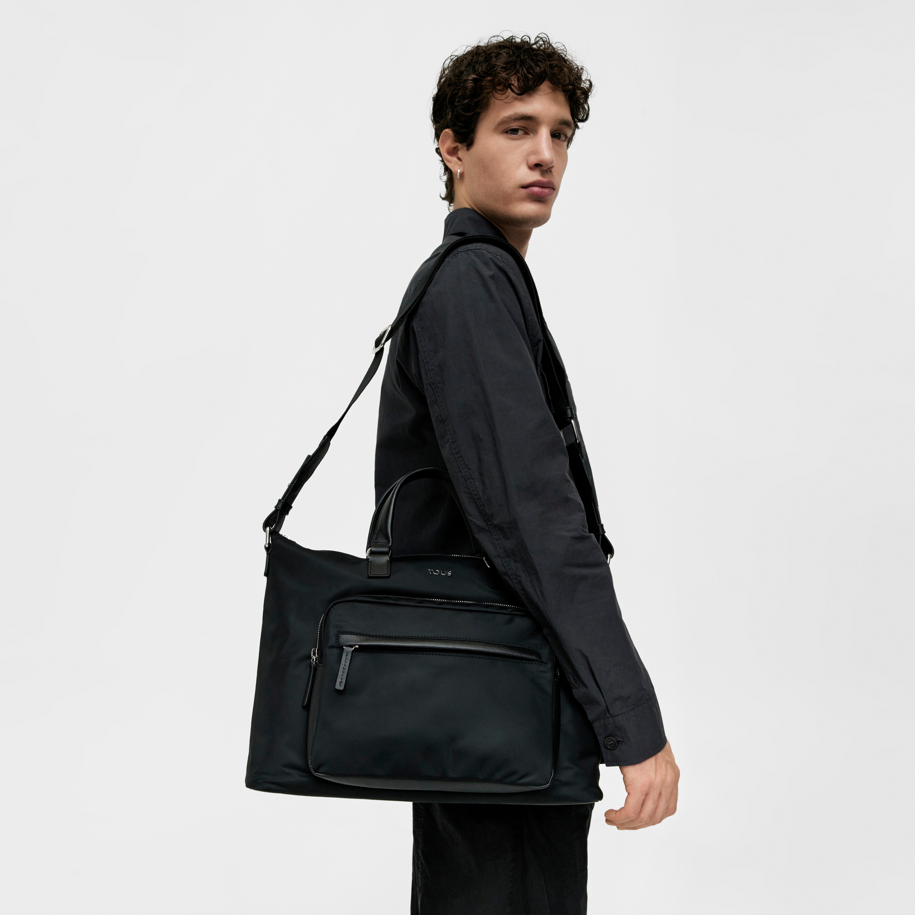 Black Nylon New Berlin Briefcase