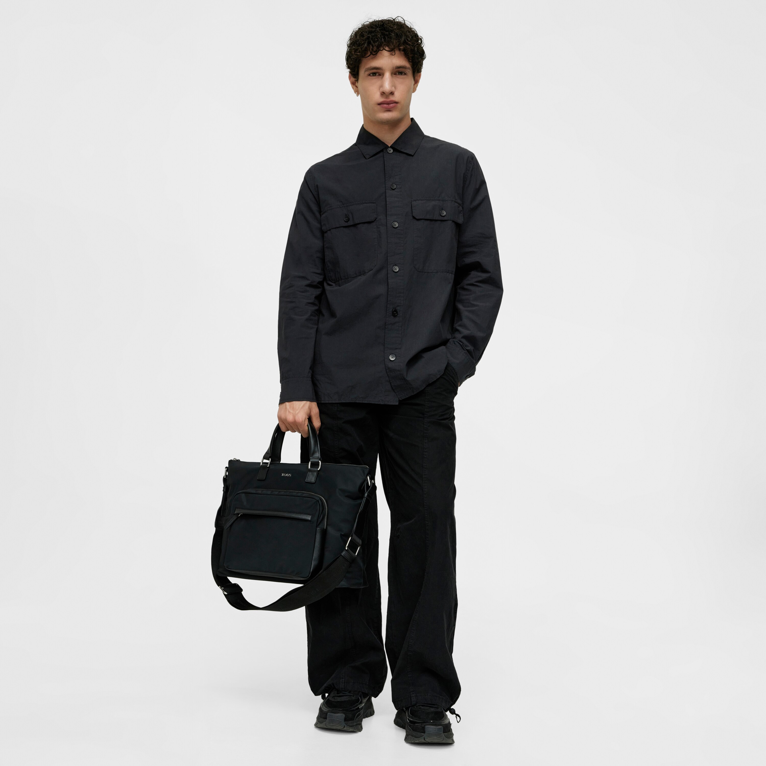 Black Nylon New Berlin Briefcase