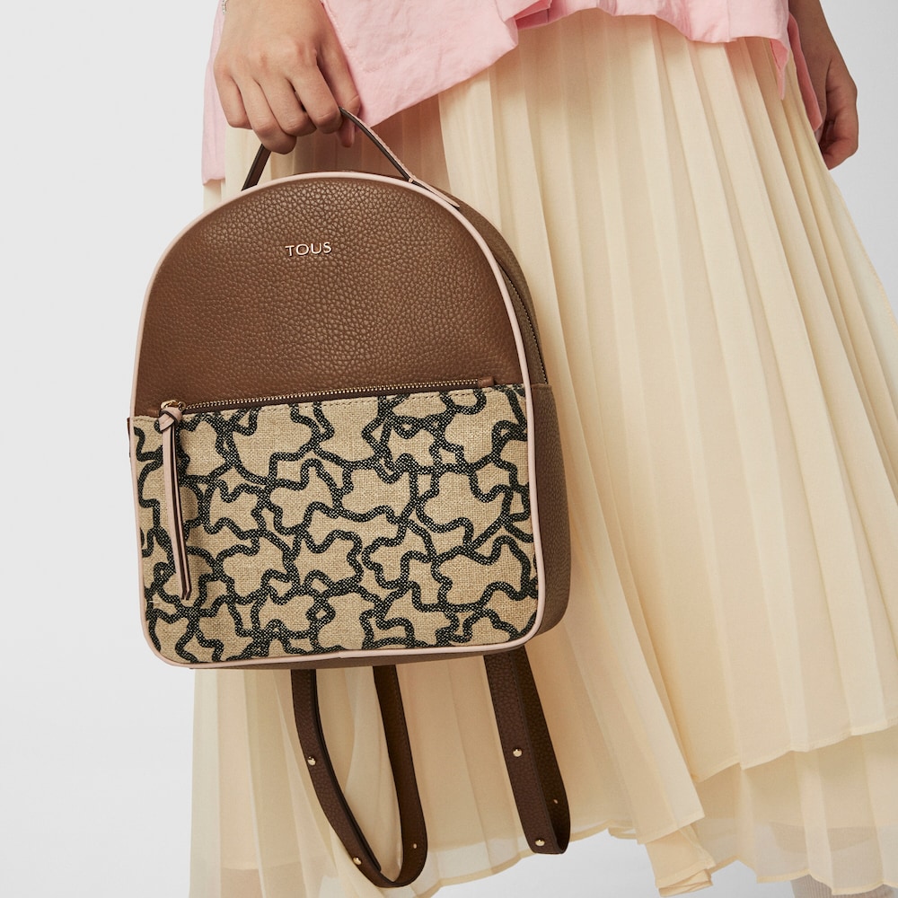 Medium brown-pink Elice New Backpack