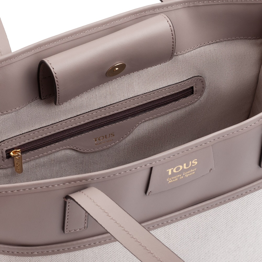 Tote bag Amba em Pele toupeira