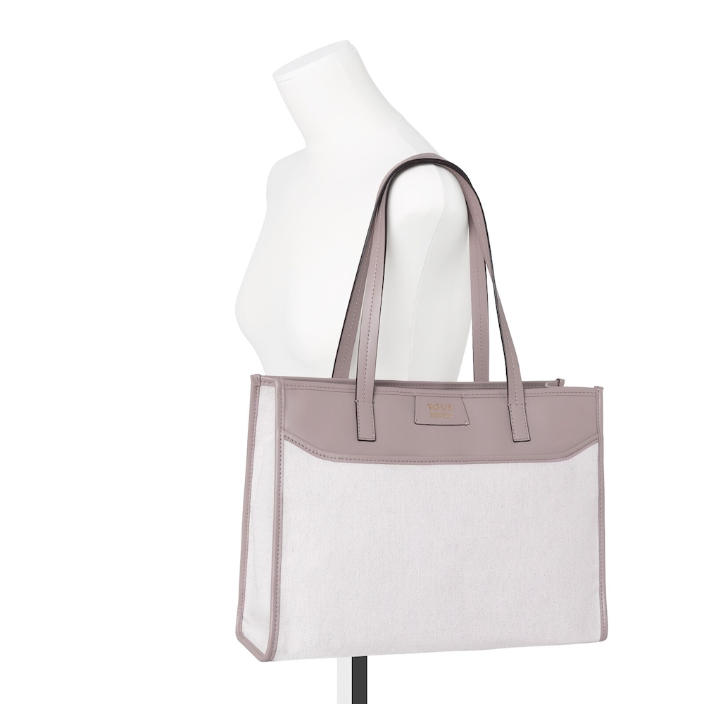 Tote bag Amba em Pele toupeira