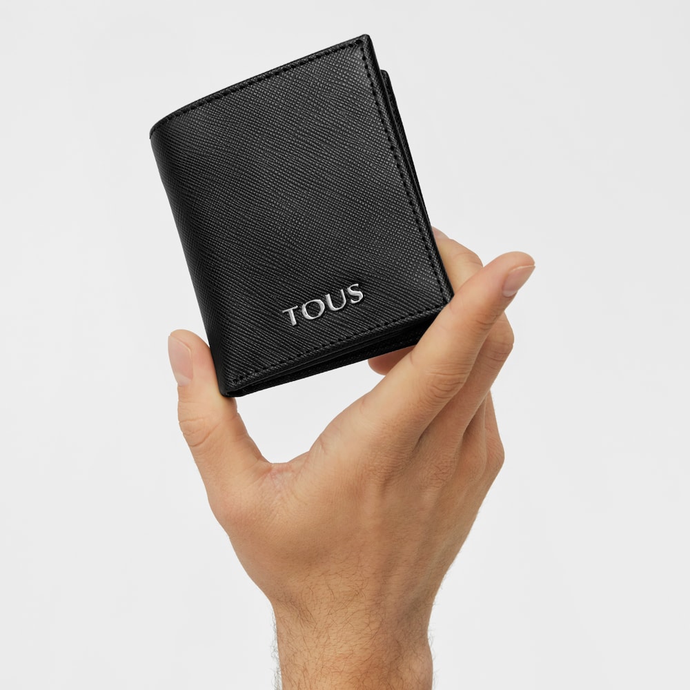 Small black Leather New Berlin Wallet