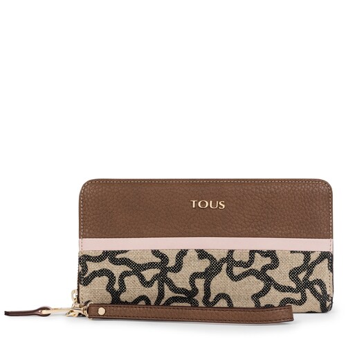 Large brown-pink Elice New Wallet image number 0