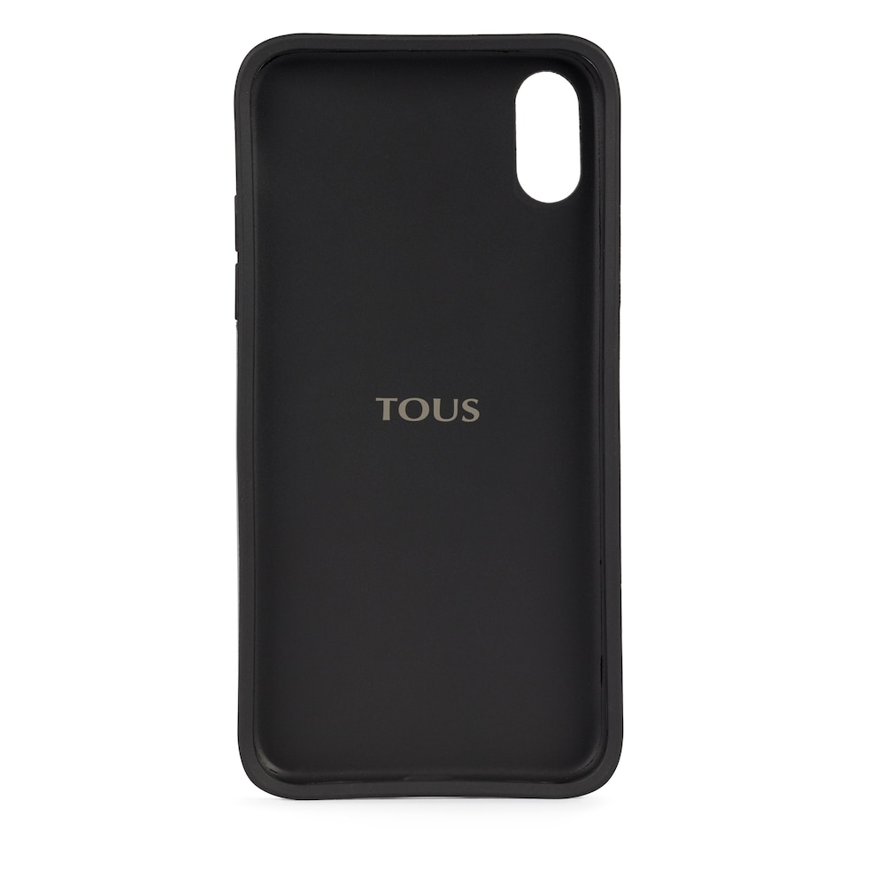 Funda de m&oacute;vil iPhone X Kaos en color negro-camel