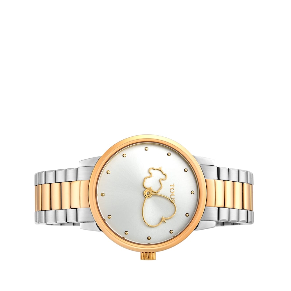 Two-tone gold-colored IP-Steel Bear Time Watch Two-tone gold-colored IP-Steel Bear Time Watch