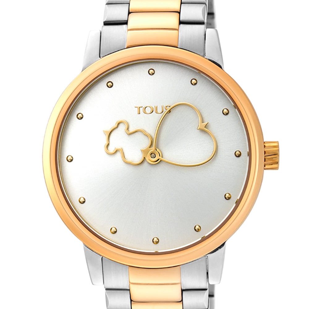 Two-tone gold-colored IP-Steel Bear Time Watch Two-tone gold-colored IP-Steel Bear Time Watch