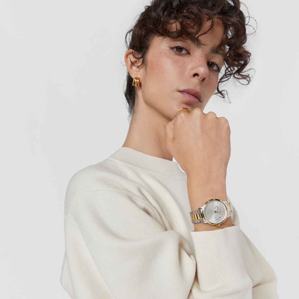 Two-tone gold-colored IP-Steel Bear Time Watch Two-tone gold-colored IP-Steel Bear Time Watch