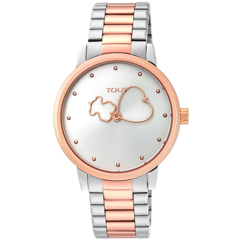 Two-tone rose IP-Steel Bear Time Watch Two-tone rose IP-Steel Bear Time Watch