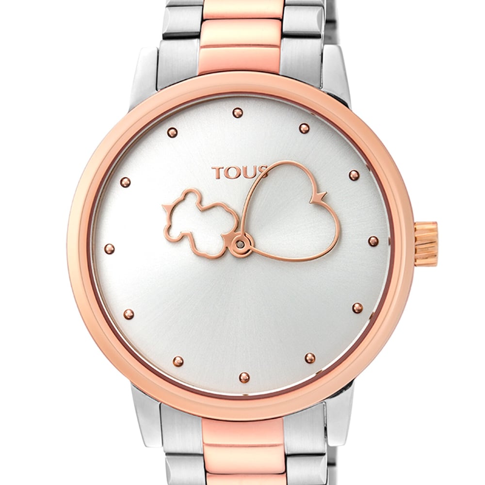 Two-tone rose IP-Steel Bear Time Watch Two-tone rose IP-Steel Bear Time Watch