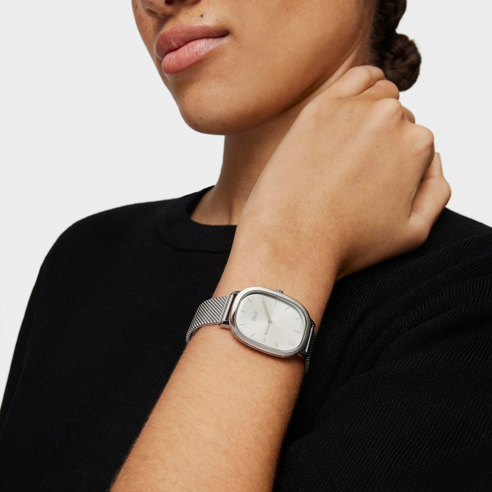 Reloj anal&oacute;gico Heritage de acero