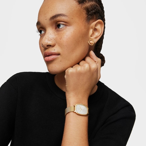 Gold-colored IP Steel Heritage Watch