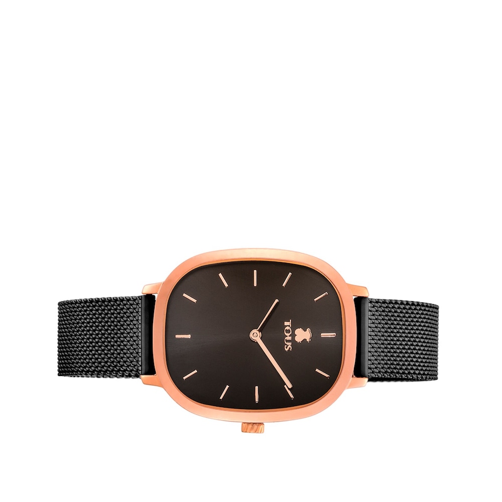 Rose IP-Black IP Steel Heritage Watch image number 1