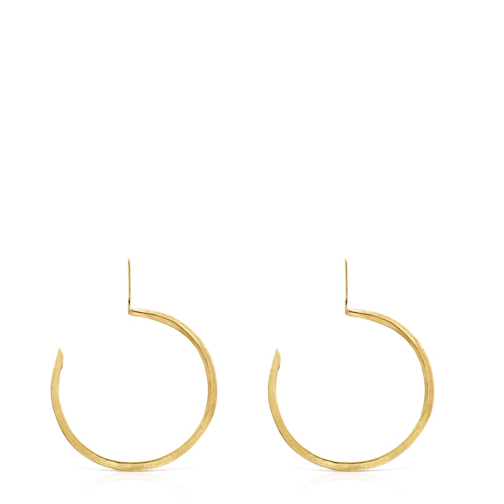 Small Colombian Vermeil Silver Earrings image number 1