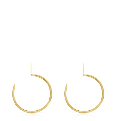 Small Colombian Vermeil Silver Earrings