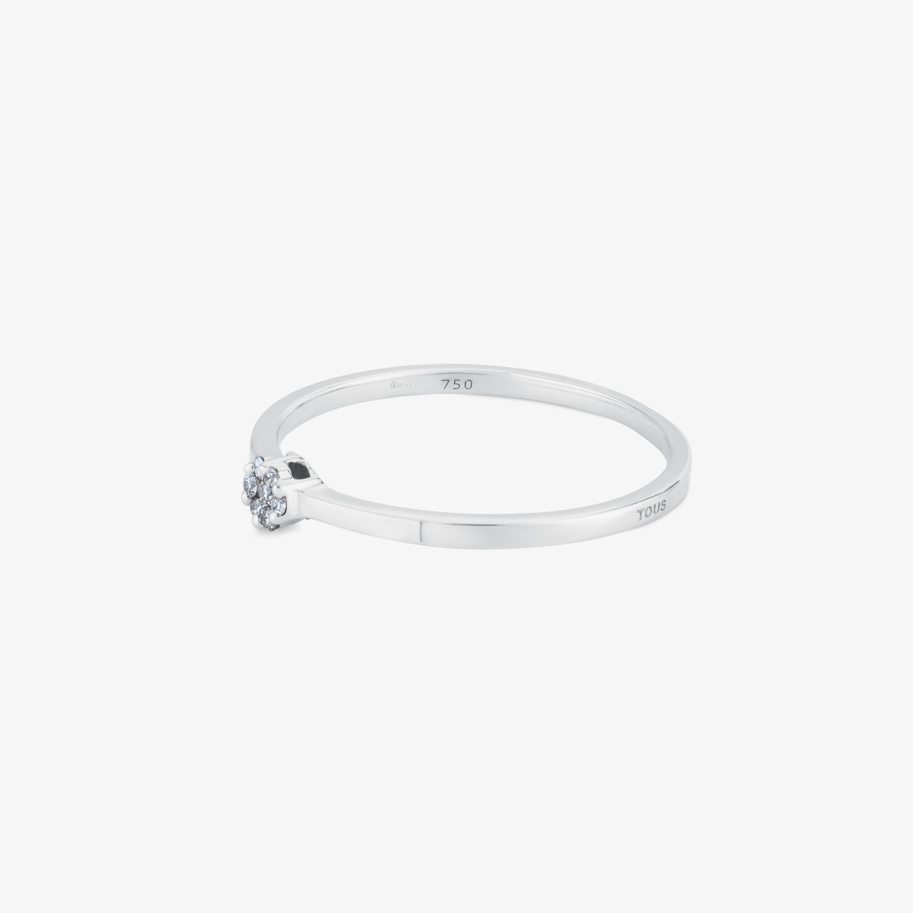 18K solid gold TOUS Diamonds Ring with Diamond