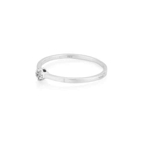 Anillo de oro blanco con diamantes TOUS Diamonds