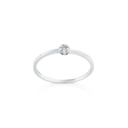 Anillo de oro blanco con diamantes TOUS Diamonds