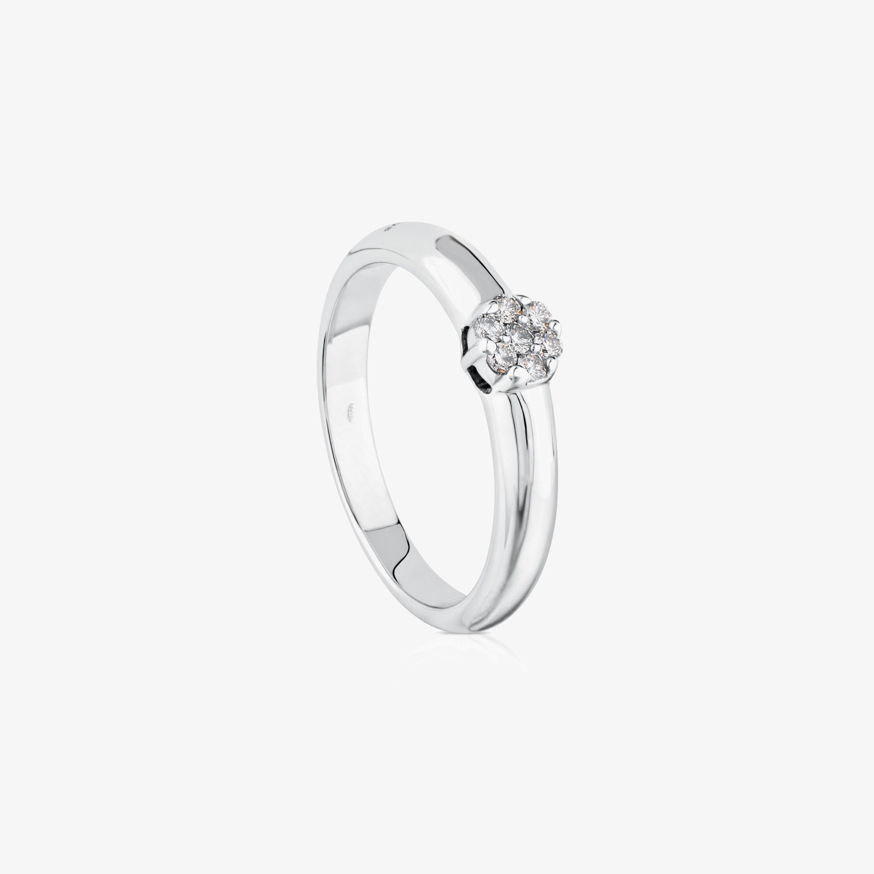 18K white gold TOUS Diamond Ring with