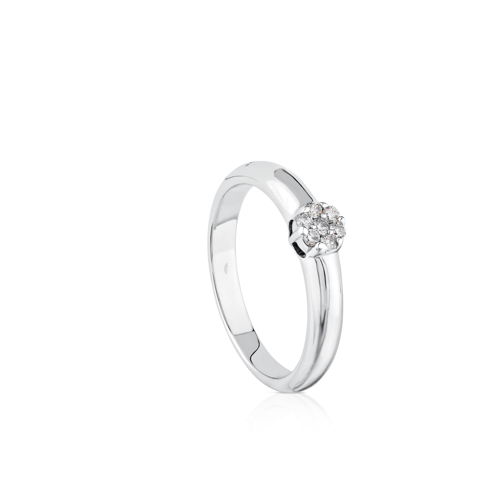 White Gold TOUS Diamonds Ring with Diamonds 0,10ct