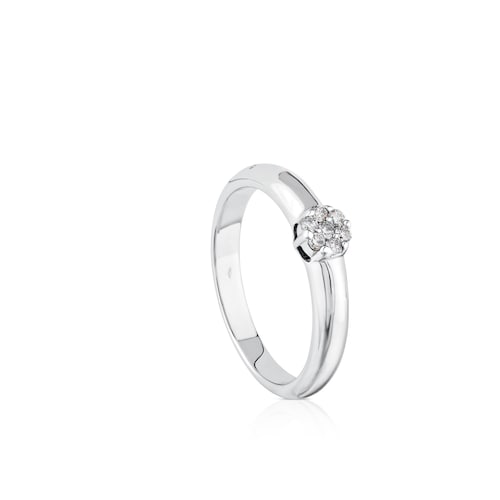 White Gold TOUS Diamonds Ring with Diamonds 0,10ct