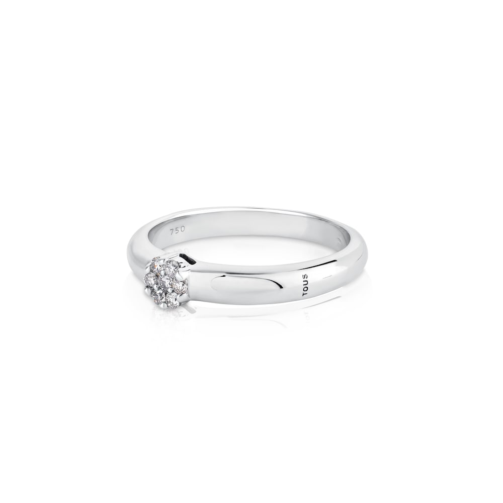White Gold TOUS Diamonds Ring with Diamonds 0,10ct