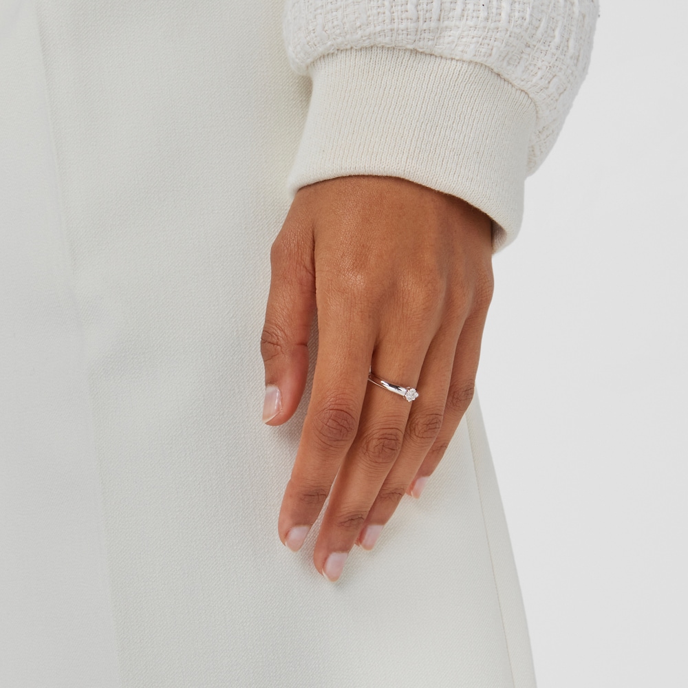 Pierścionek Tous Diamonds z białego złota z diamentami