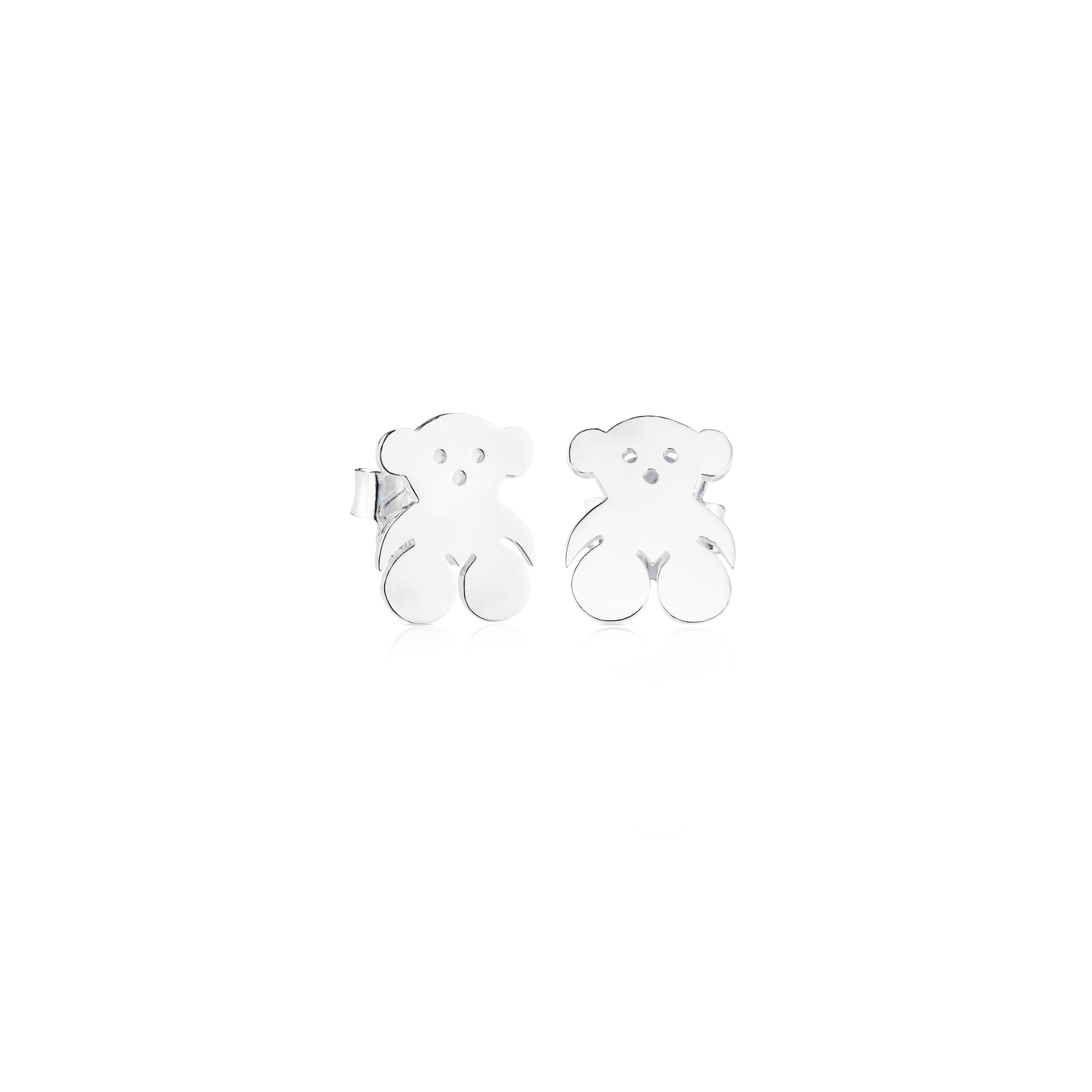 Silver TOUS Bear Earrings 1cm