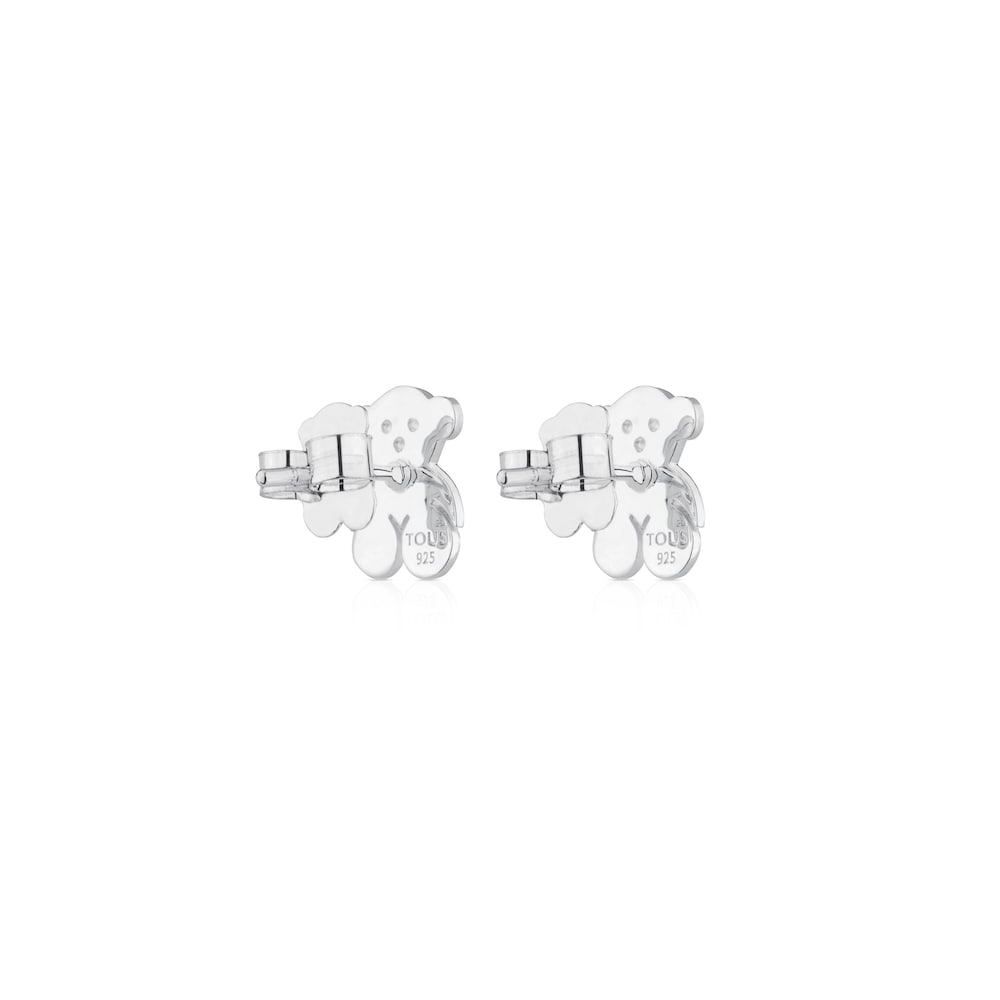 Silver TOUS Bear Earrings 1cm