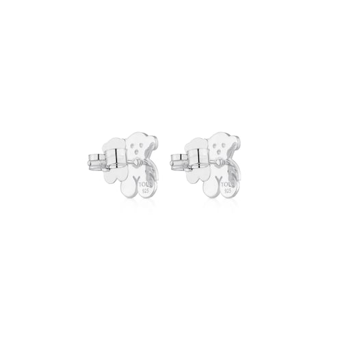 Silver TOUS Bear Earrings 1cm
