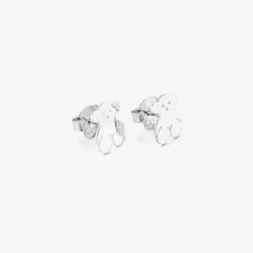 Pendientes de plata 1cm. TOUS Bear